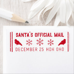 santa's official mail stamp