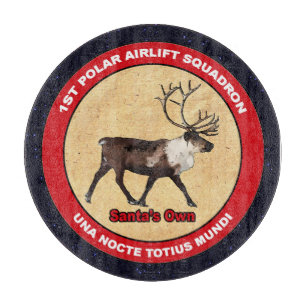 Santa's Own - 1st Polar Airlift Squadron Cutting Board
