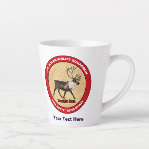 Santa's Own - 1st Polar Airlift Squadron Latte Mug