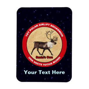 Santa's Own - 1st Polar Airlift Squadron Magnet