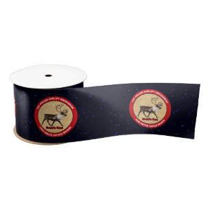 Santa's Own - 1st Polar Airlift Squadron Satin Ribbon