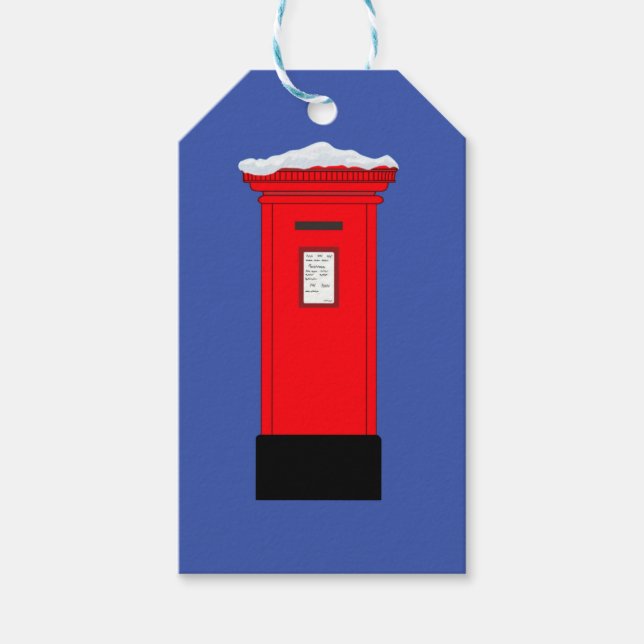 Santas Postbox Gift Tags (Front)