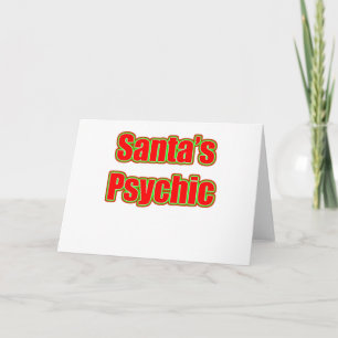 Santa's Psychic Holiday Card