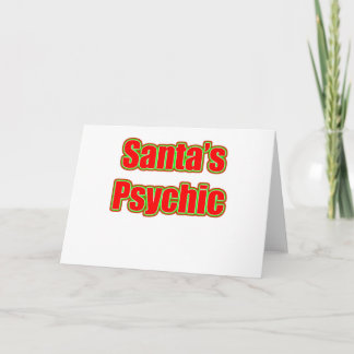 Santa's Psychic Holiday Card