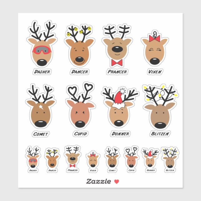 Santa's Reindeer (Sheet)