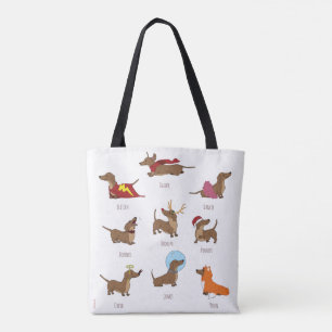 Santa's Sausages Tote Bag (All Over Print)