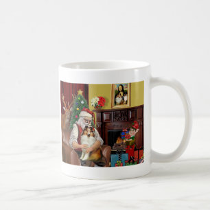 Santa's Sheltie (sw) Coffee Mug
