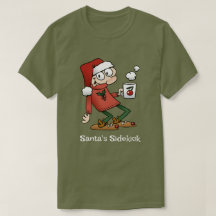 Santa's Sidekick Cute Funny Christmas Cartoon Dude