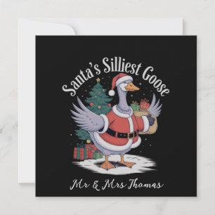 Santa's Silliest Goose A Tacky Christmas Tale Invitation