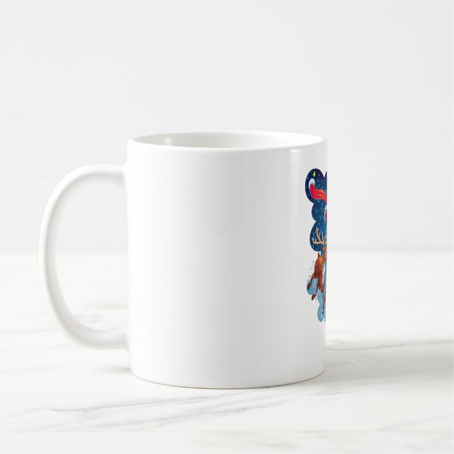 Santa's Sleigh Adventure Coffee Mug (Left)