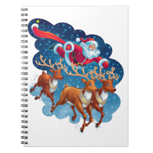 Santa's Sleigh Adventure Notebook