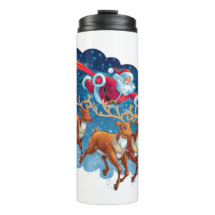 Santa's Sleigh Adventure Thermal Tumbler
