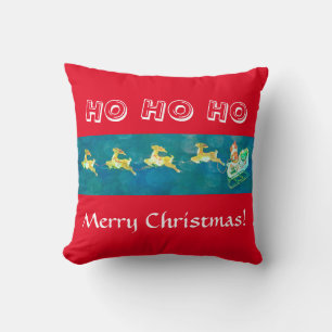 Santa's Sleigh Cushion