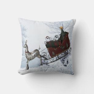 Santas Sleigh Cushion