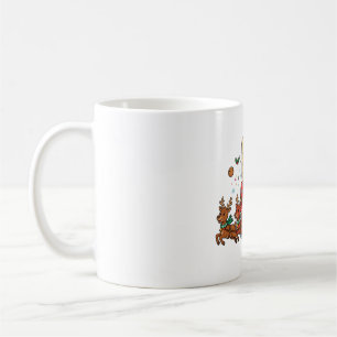 Santas Sleigh Food Truck Funny Art Coffee Mug