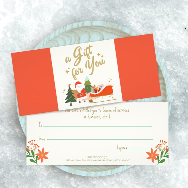 Santa's Sleigh Gift Certificate (Creator Uploaded)