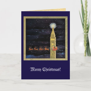 Santa's Sleigh Holiday Card