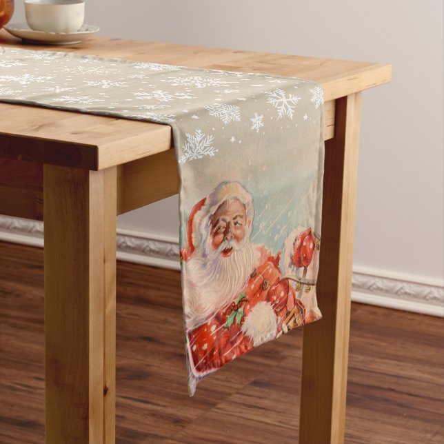 Santas Sleigh Ride Long Table Runner (In Situ)