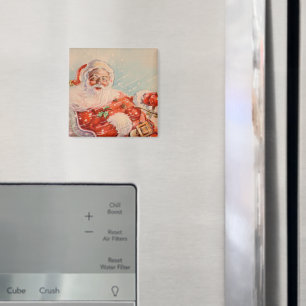 Santas Sleigh Ride  Magnet