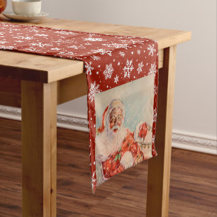 Santas Sleigh Ride Short Table Runner