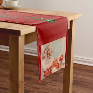 Santas Sleigh Ride Short Table Runner