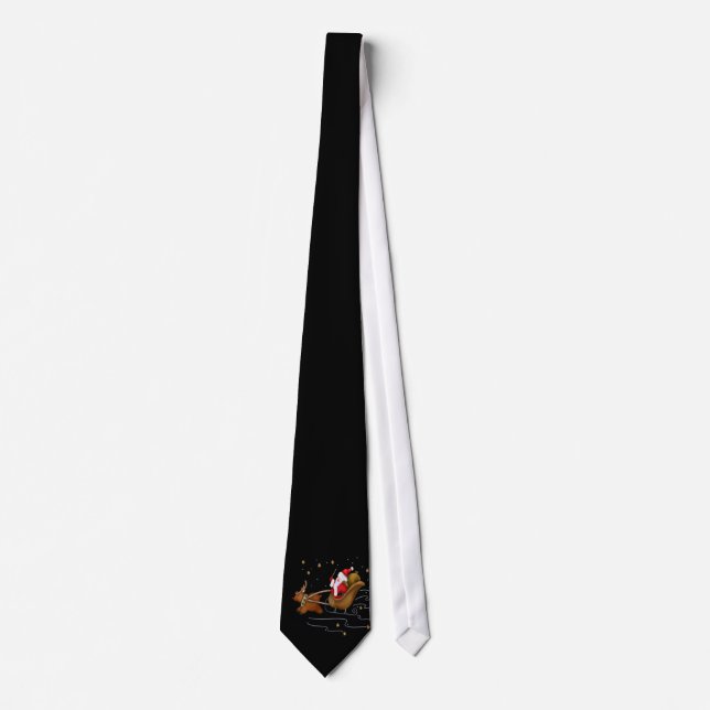 Santa's Sleigh - Tie (Front)