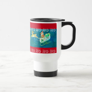 Santa's Sleigh Travel Mug