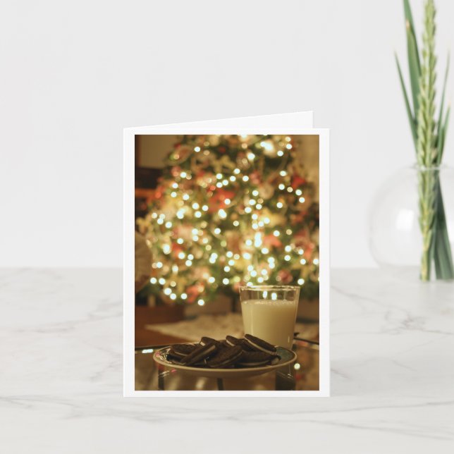 Santa's Snack Christmas Card (Front)