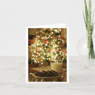 Santa's Snack Christmas Card