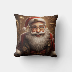 Santa's Steampunk Christmas Cushion