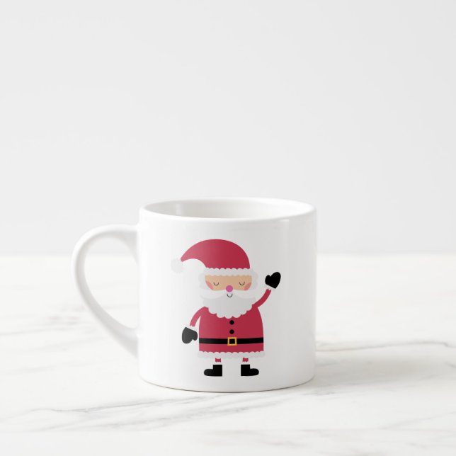 Santa's Stocking children's mug (Left)