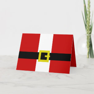 Santa's Suit Holiday Card