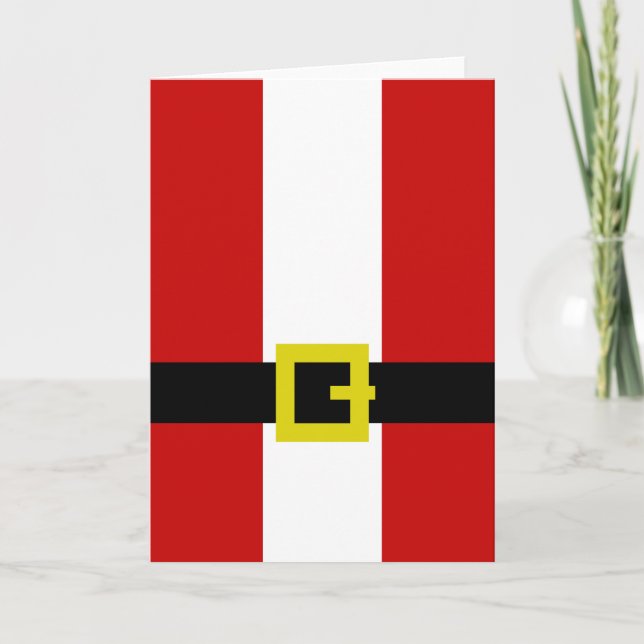 Santa's Suit Holiday Card (Front)