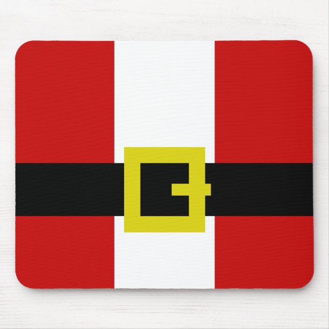 Santa's Suit Mouse Mat (Front)