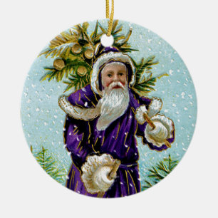 Santa's Tree Ceramic Tree Decoration