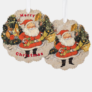 Santa's Trees - Christmas Tree Decoration Card