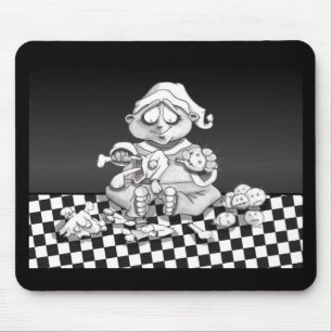 santas twisted helper mouse mat