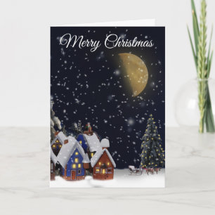 Santa's Village Holiday Christmas Card