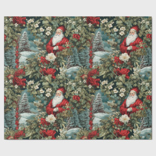 Santa's Winter Garden II Wrapping Paper