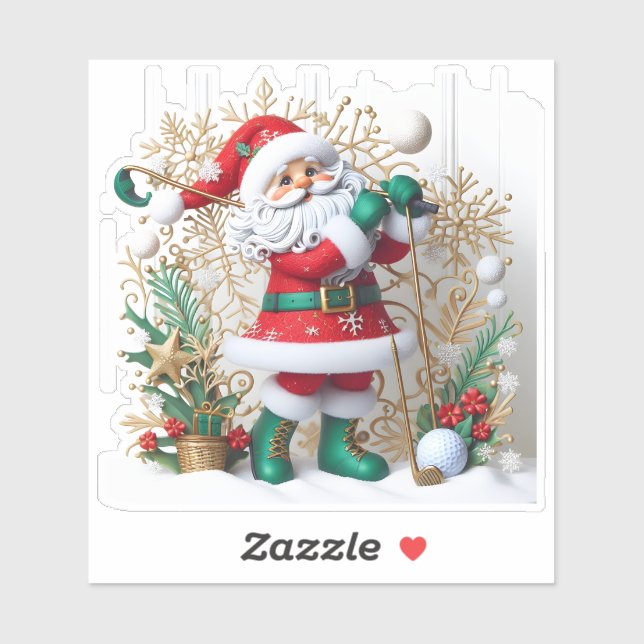 Santa's Winter Golf Swing (Sheet)