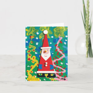 Santa's Winter Wonderland - Kids Art for CHOC Card