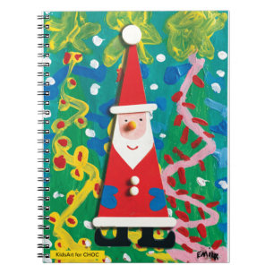 Santa's Winter Wonderland - Kids Art for CHOC Notebook
