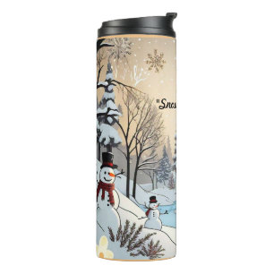 "Santa's Winter Wonderland" Thermal Tumbler