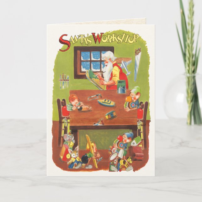 Santa's Workshop Card (Front)