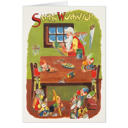 Santa's Workshop Card