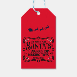 Santa's Workshop Christmas Gift Tags