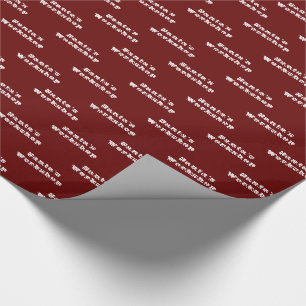 Santa's Workshop Christmas Gift Wrapping Paper