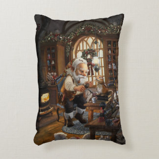 Santa's Workshop Decorative Cushion