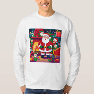 Santa's Workshop Fun: Create a vibrant t-shirt