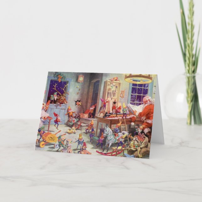 Santas Workshop Holiday Card (Front)